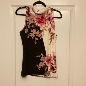 WHBM floral tunic